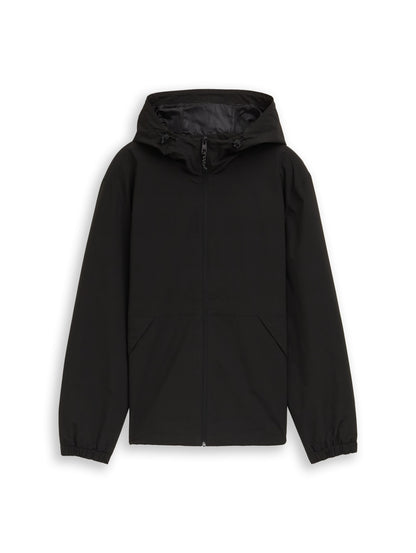 Relaxed Fit Windbreaker Jacke aus wasserabweisendem Material