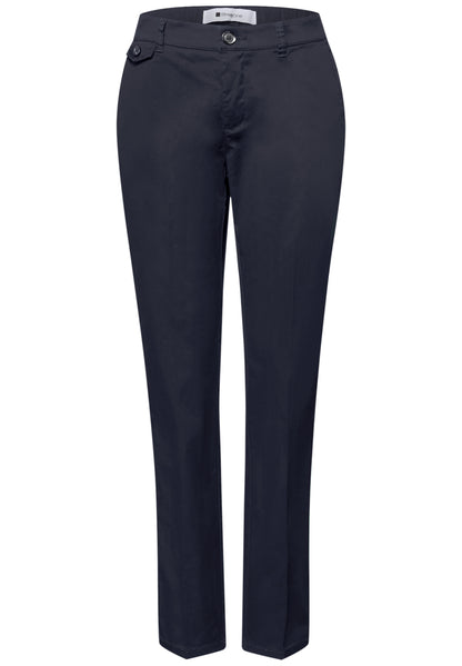 Chino im Casual Fit in softer Qualität