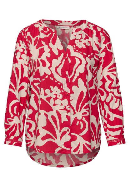 3/4-Arm Bluse mit Tapedetails
