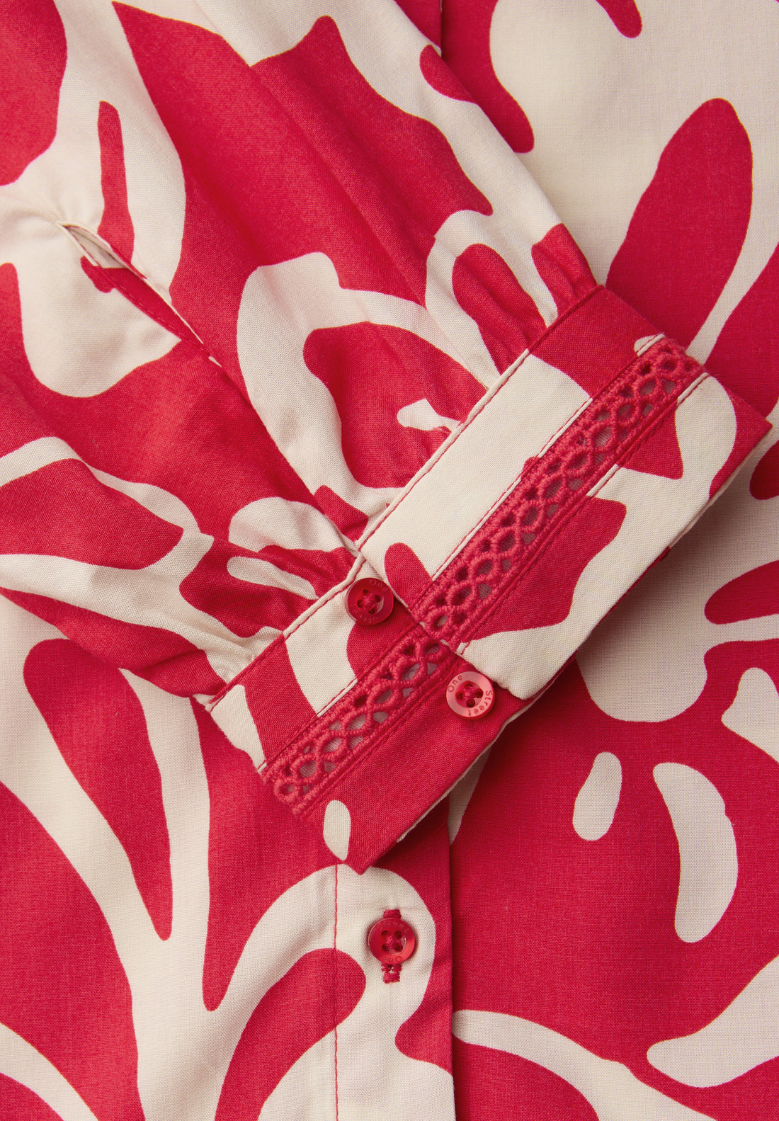3/4-Arm Bluse mit Tapedetails