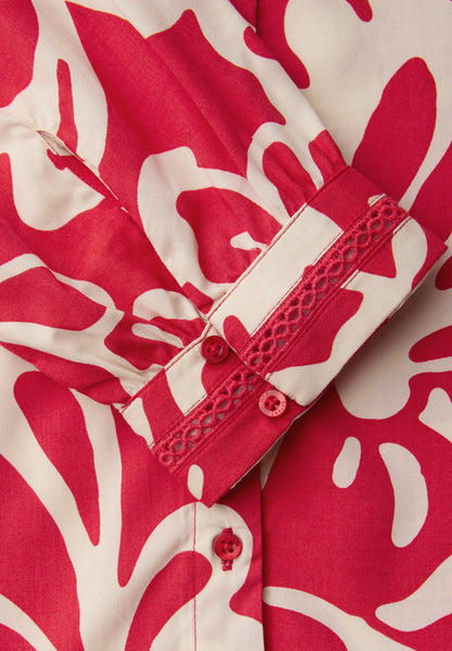 3/4-Arm Bluse mit Tapedetails
