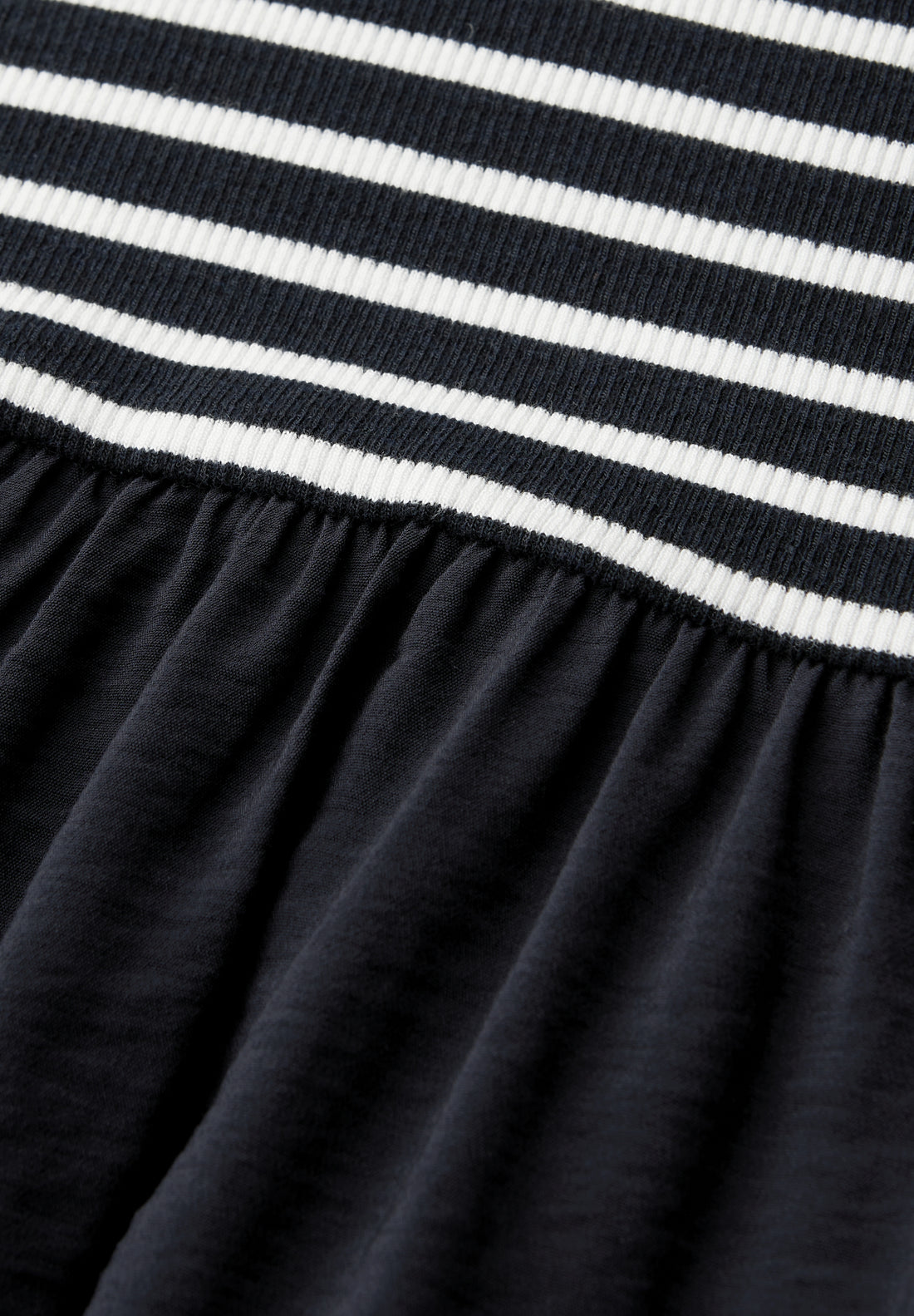 Midi-Kleid mit Strukturmix