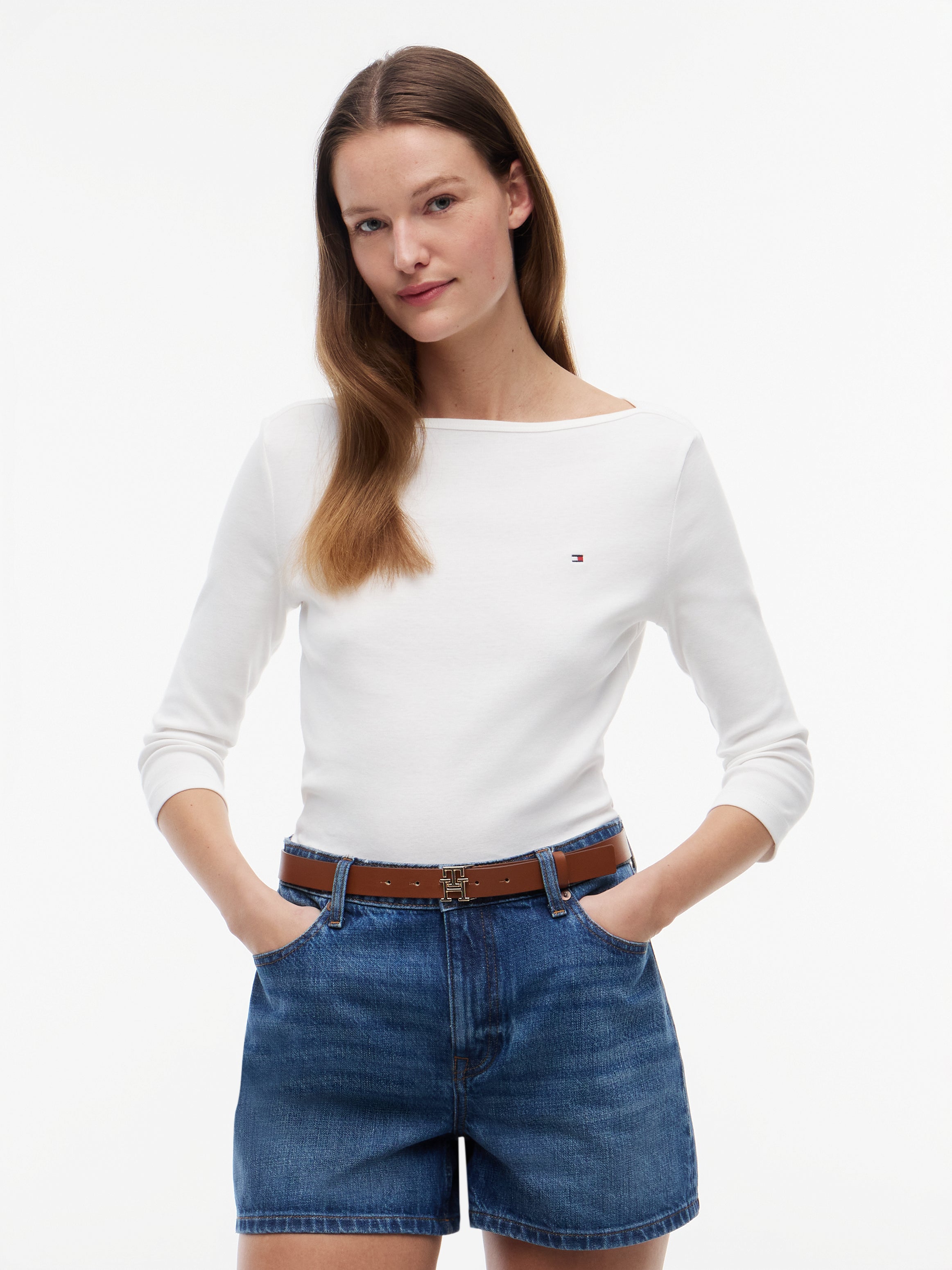 T Shirt Tops DOB - TOMMY HILFIGER EUROPE B.V. - WW0WW40589