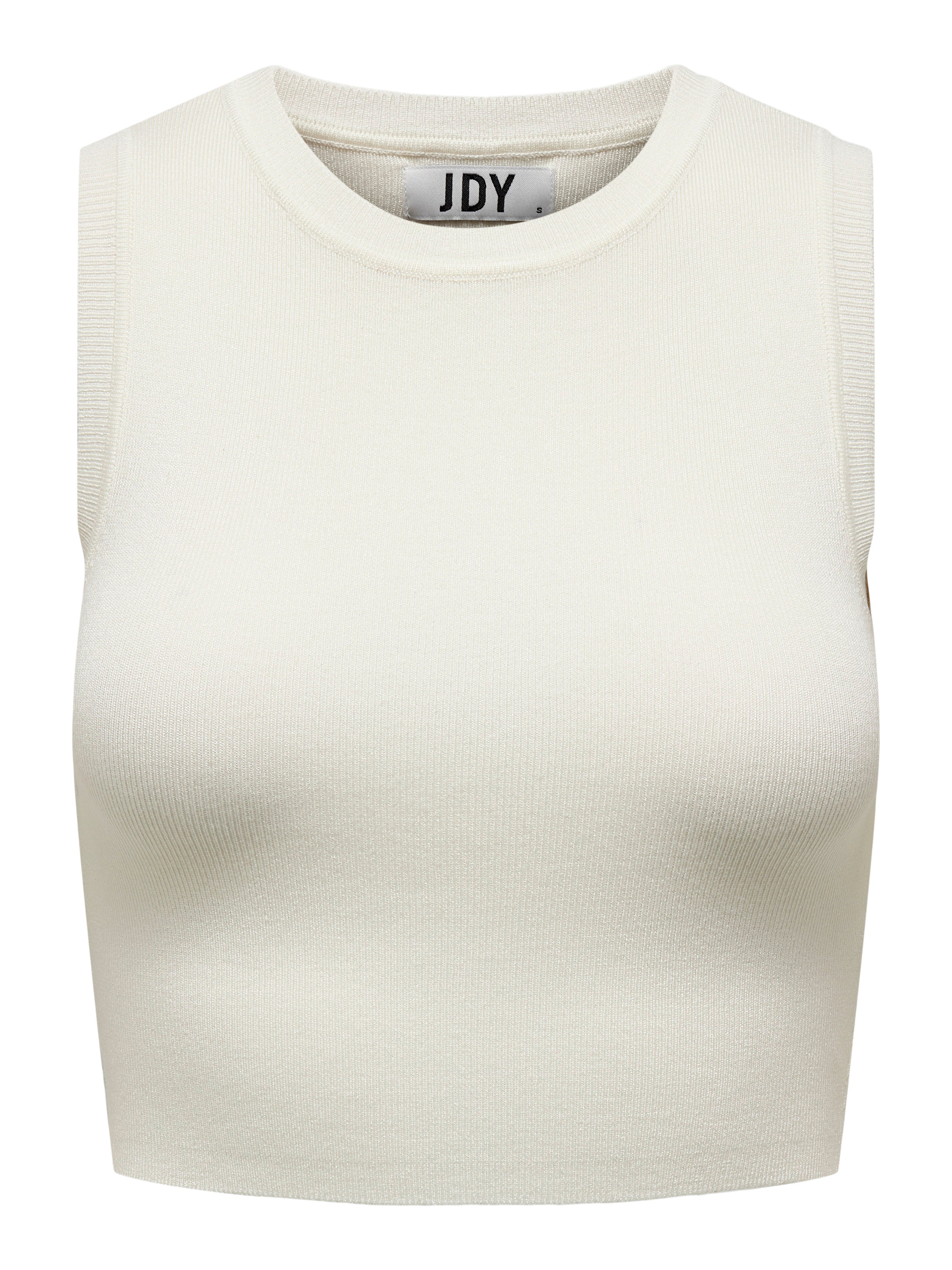 JDYCIRKELINE S/L  CROP TOP KNT
