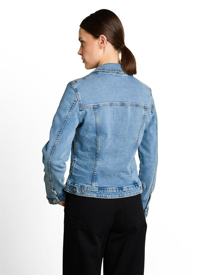Jeansjacke mit Eingriffstaschen