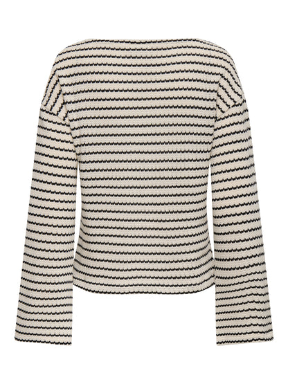 JDYTHEA L/S BOATNECK TOP JRS