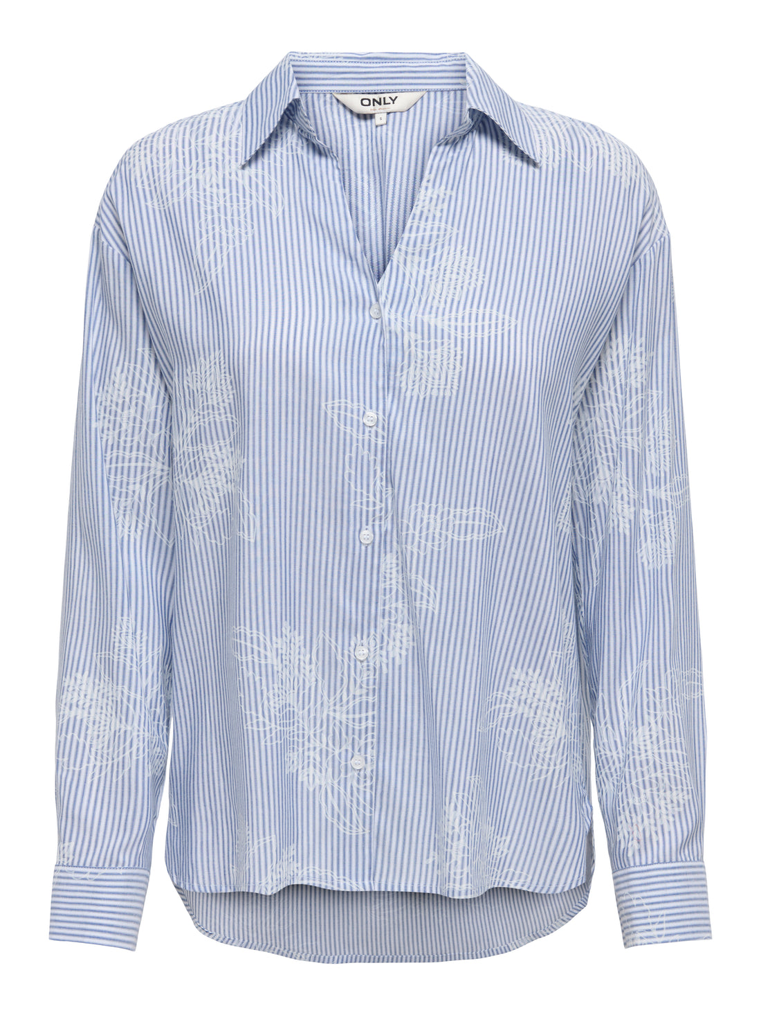 ONLMIKELA  LS REG STRIPED SHIRT WVN