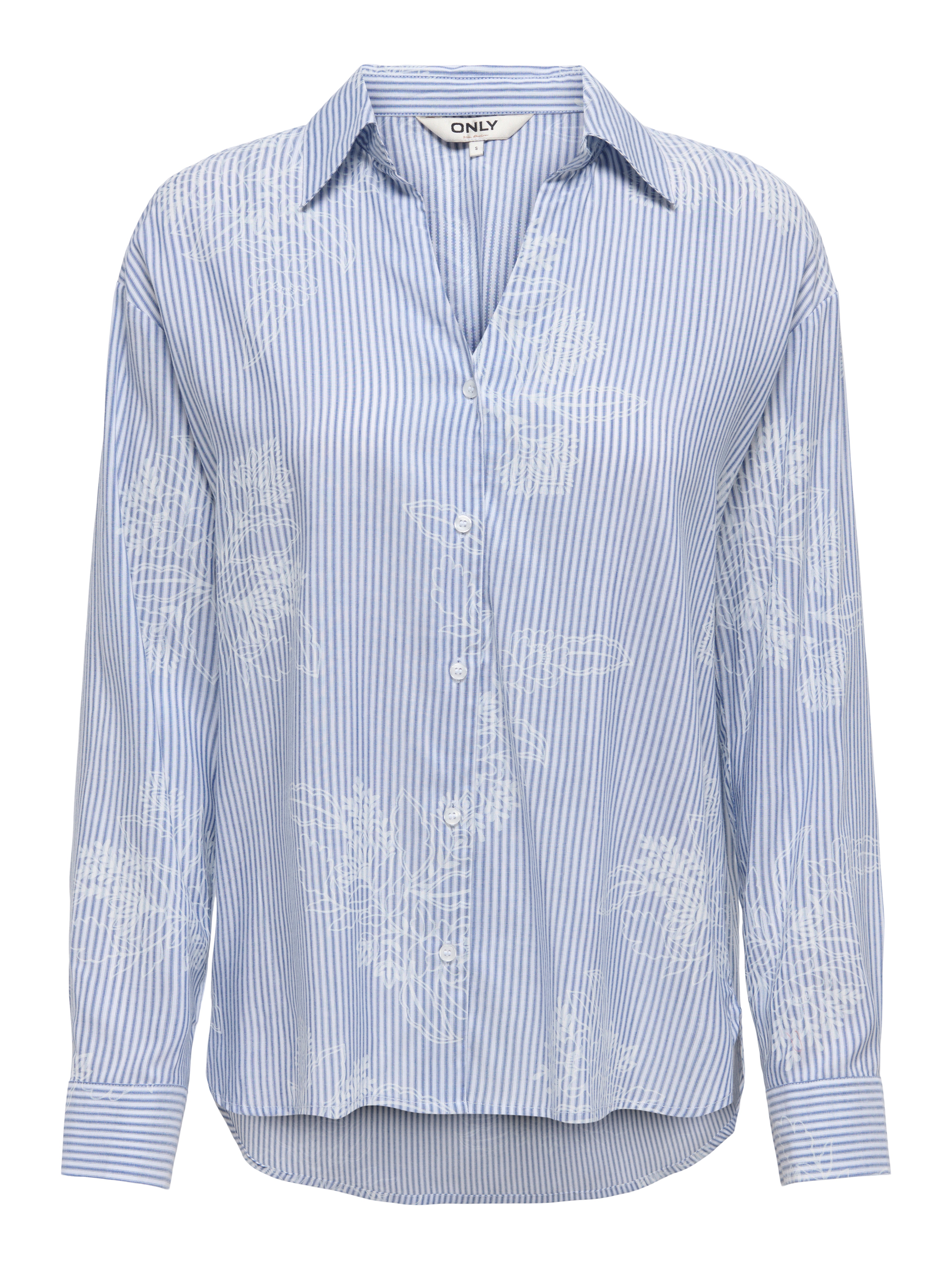 ONLMIKELA  LS REG STRIPED SHIRT WVN