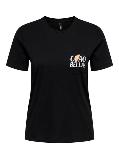 ONLPOLLY REG S/S POCKET TOP BOX JRS