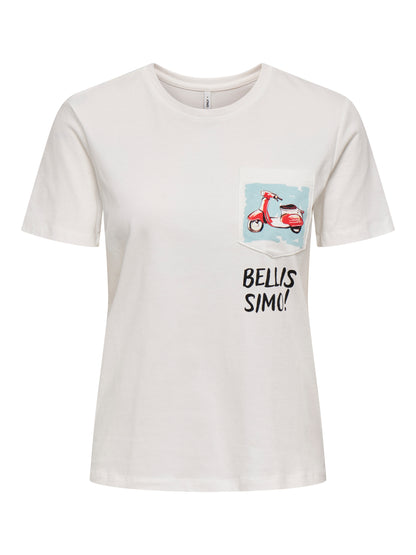 ONLPOLLY REG S/S POCKET TOP BOX JRS