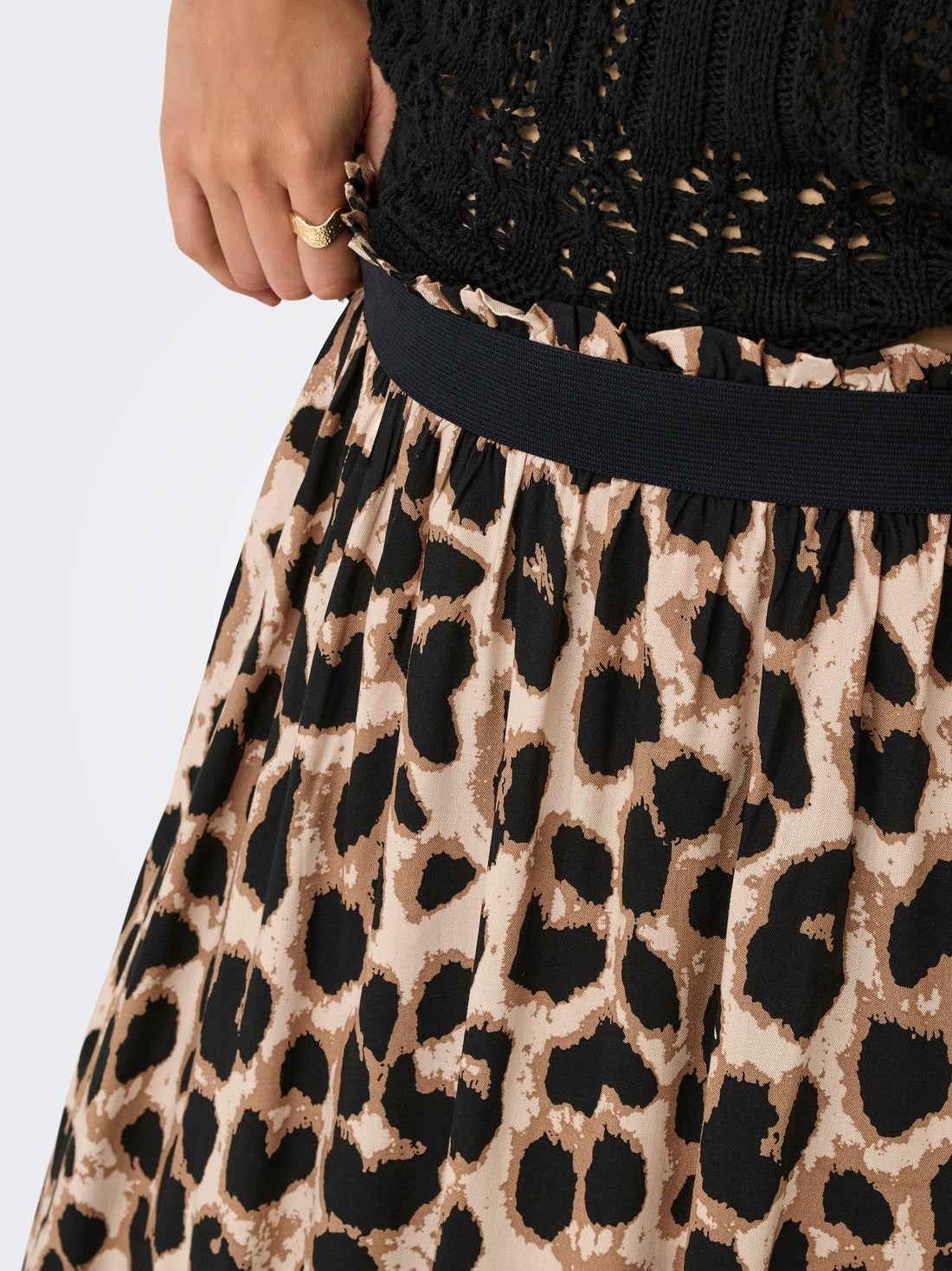 ONLVENEDIG AOP LIFE LONG SKIRT WVN NOOS