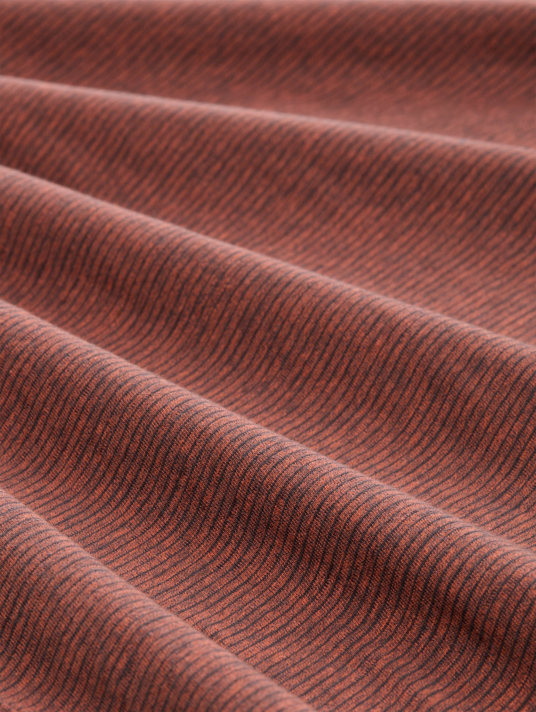 Henley T-Shirt mit feinem Streifenmuster