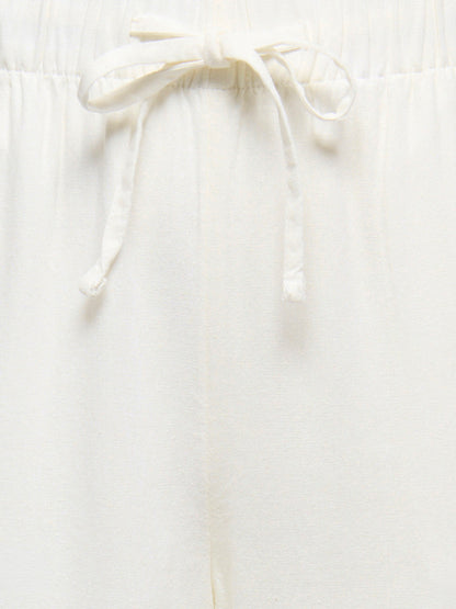 ONLGOA MW LINEN BL PULL-UP PANT CC PNT