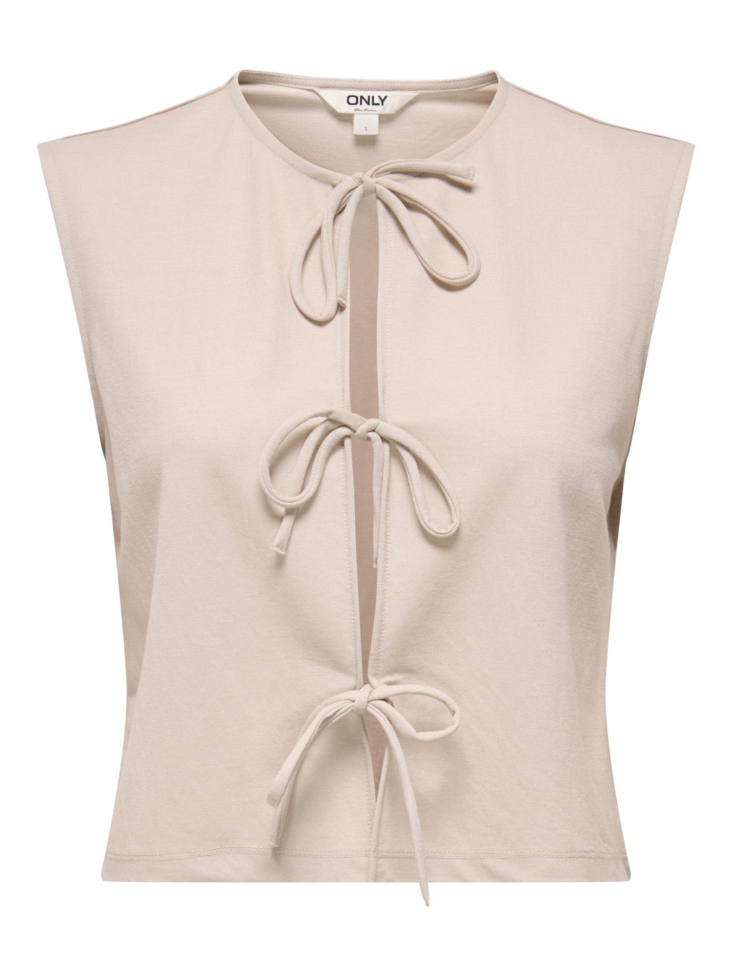 ONLSAKURA SL SHORT TIE TOP WVN