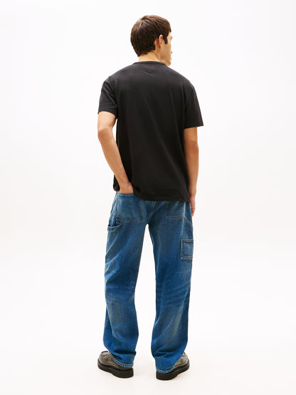 Logo Slim Waffle Knit T-Shirt