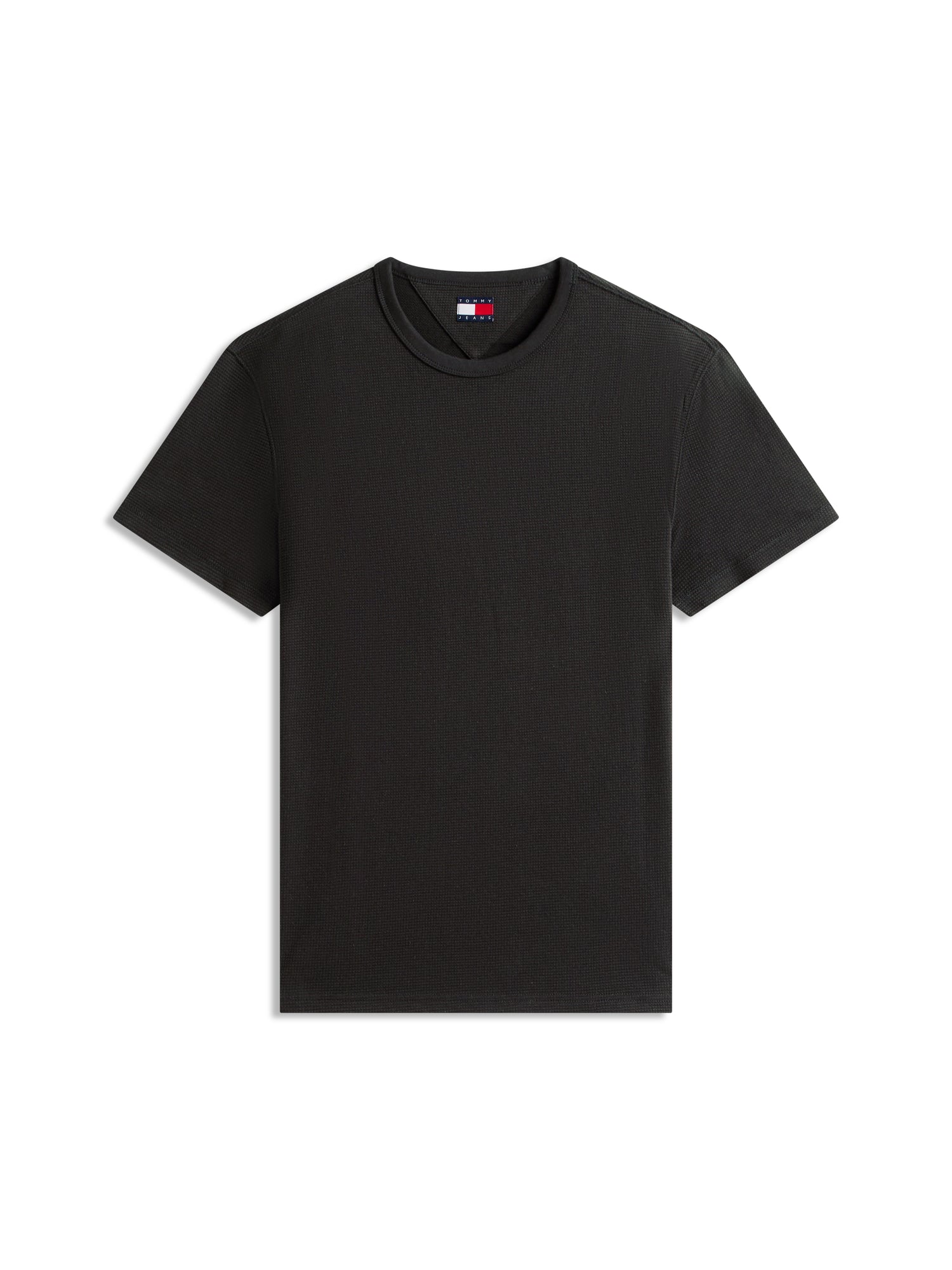 Logo Slim Waffle Knit T-Shirt