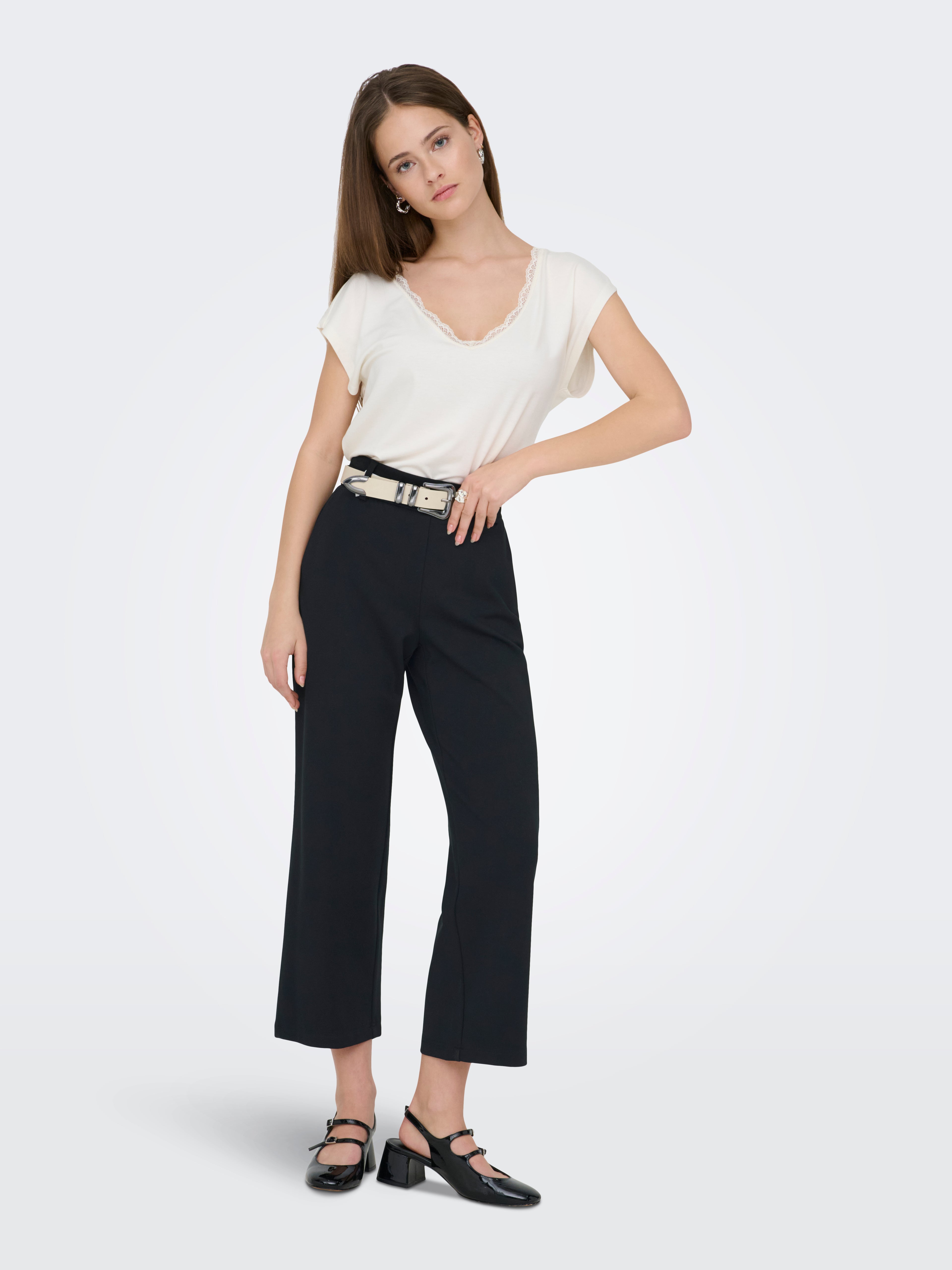 ONLPOPTRASH LIFE MW STRAIGHT CULOTTE PNT