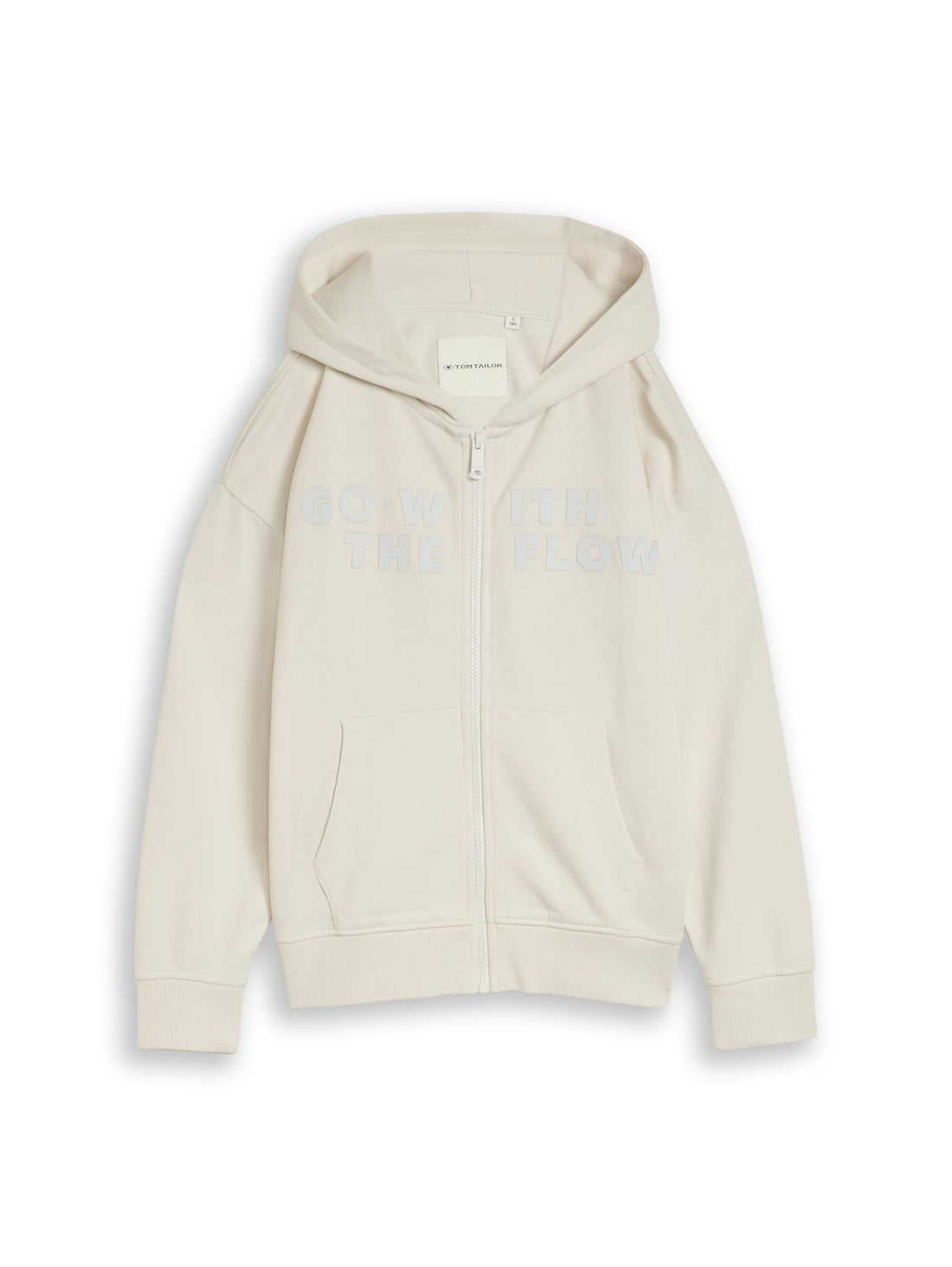 Oversize Hoodie Sweatjacke mit Print