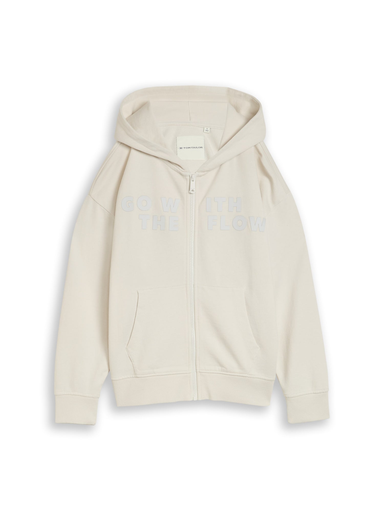 Oversize Hoodie Sweatjacke mit Print