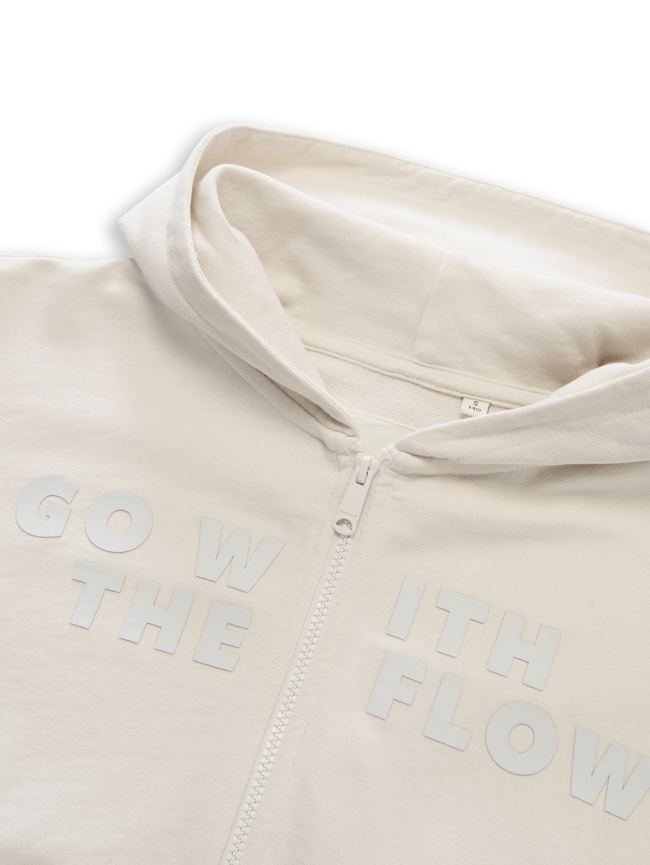 Oversize Hoodie Sweatjacke mit Print