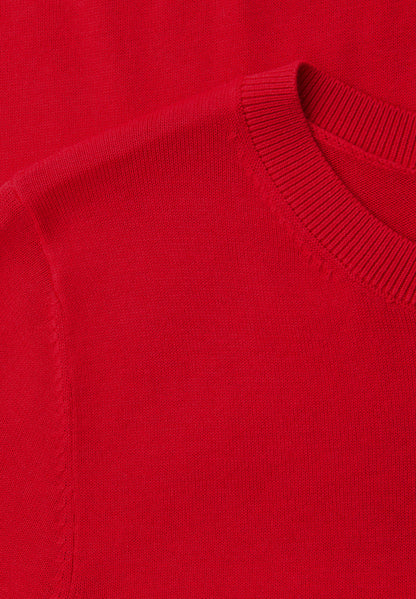 Kurzarm Pullover mit Rundhals