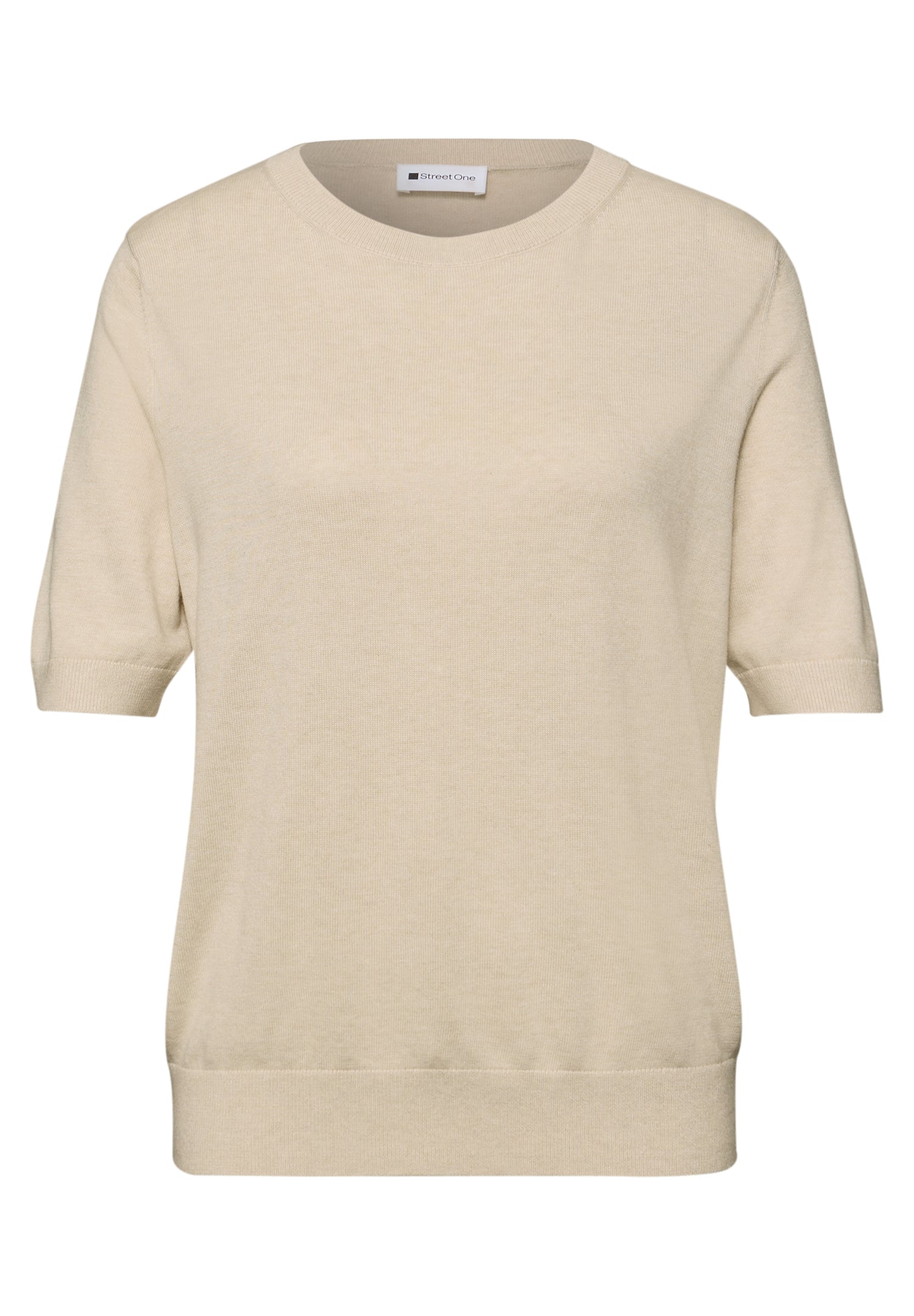 Kurzarm Pullover mit Rundhals