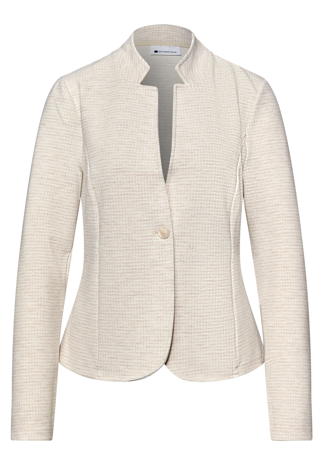 Blazer mit Struktur aus Jersey