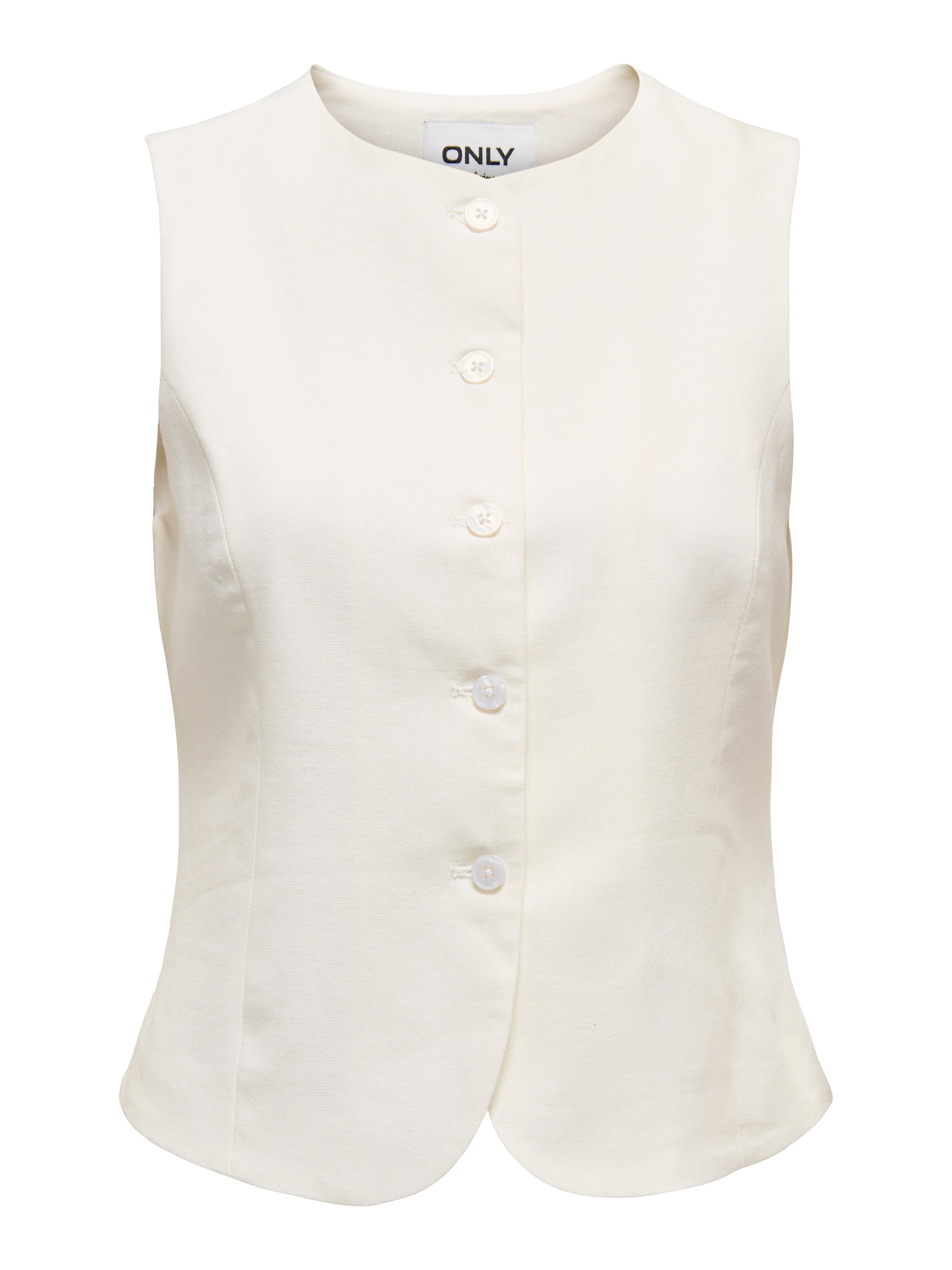 ONLGOA S/L LINEN BL WAISTCOAT CC TLR