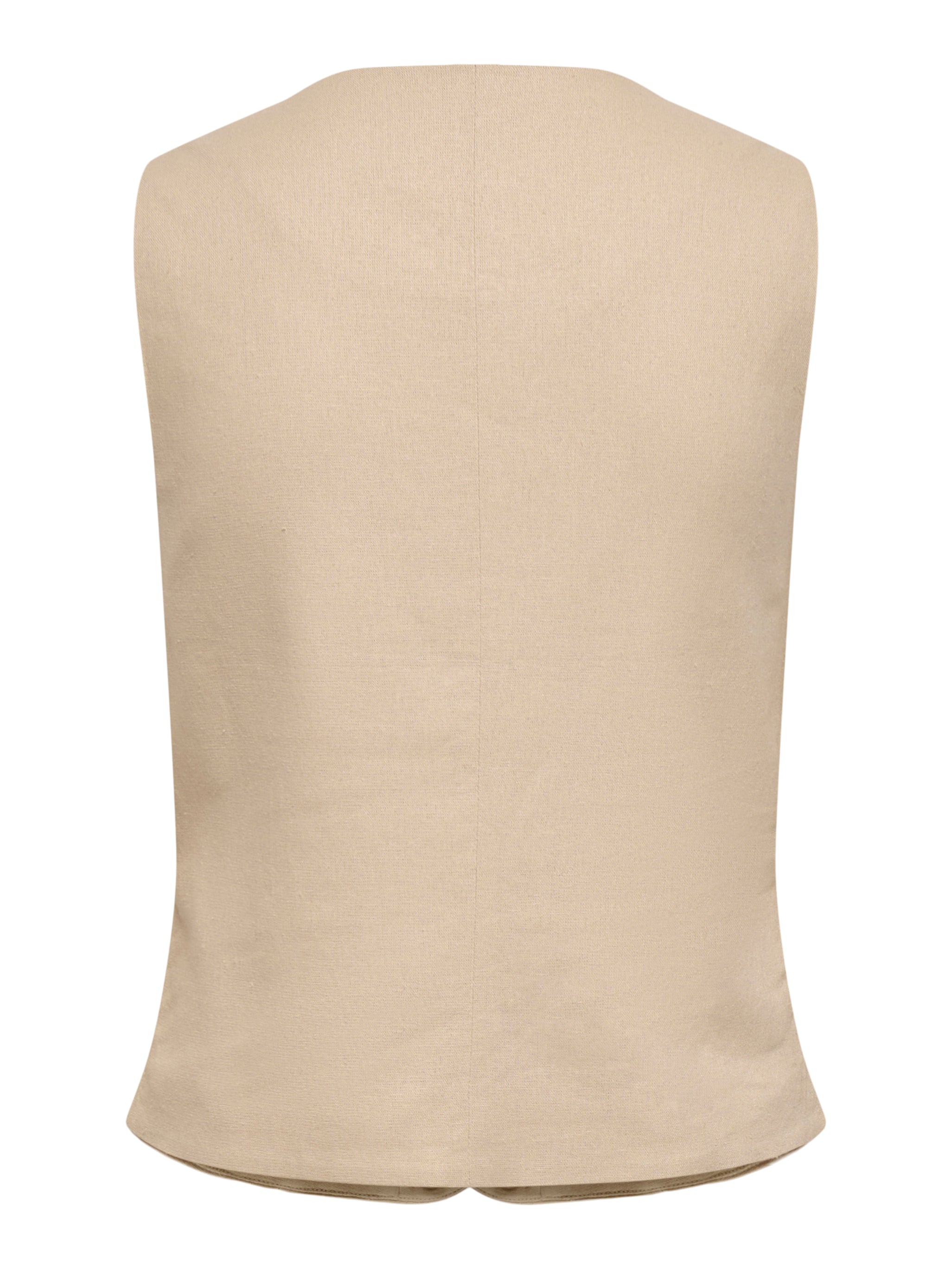 ONLGOA S/L LINEN BL WAISTCOAT CC TLR