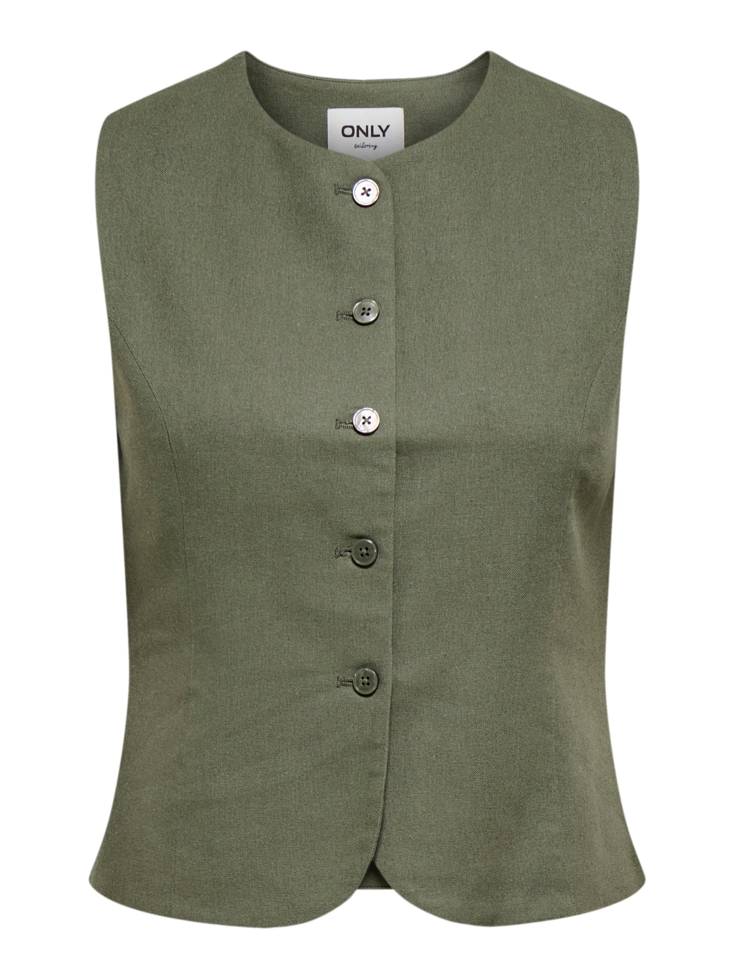 ONLGOA S/L LINEN BL WAISTCOAT CC TLR