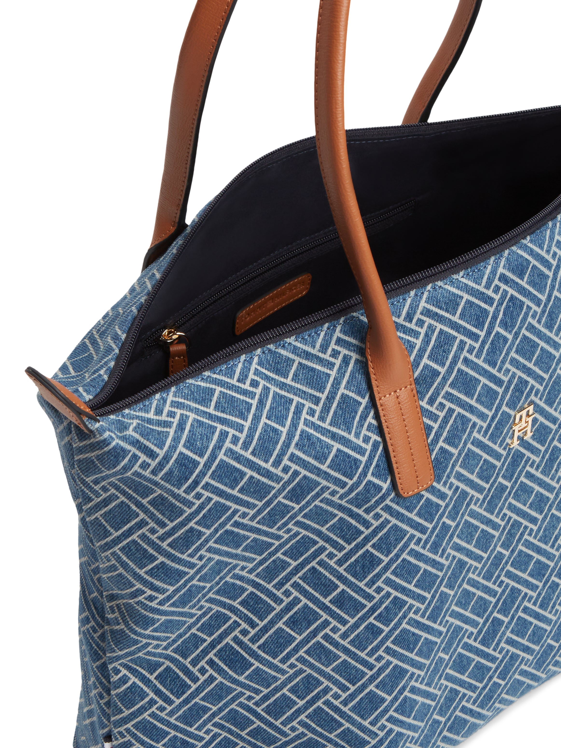 Flag Denim Tote Bag