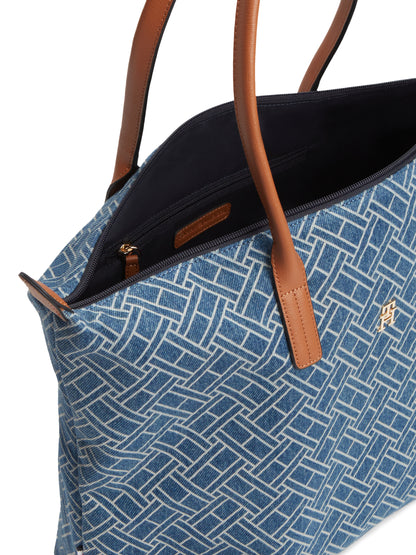Flag Denim Tote Bag