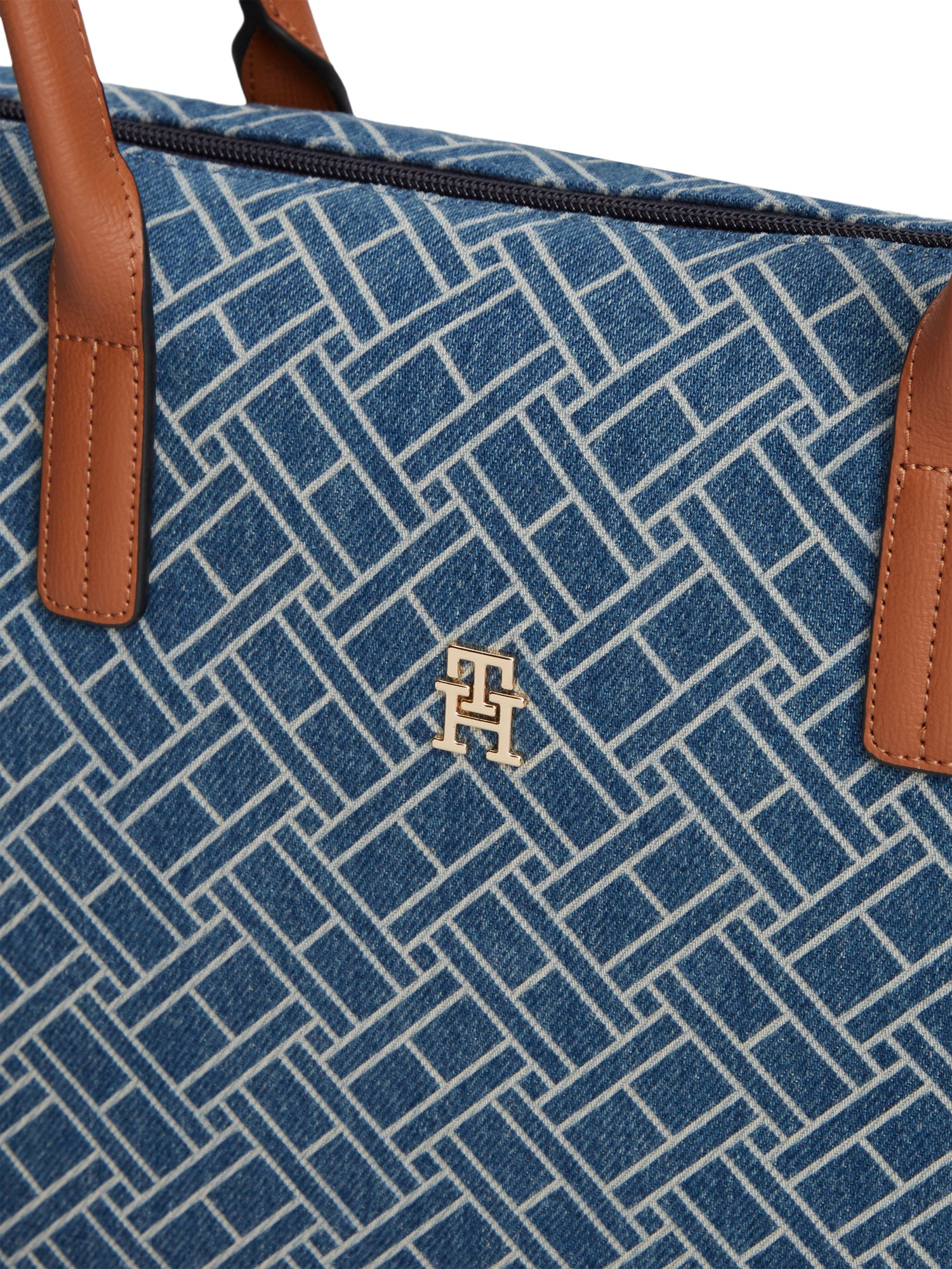 Flag Denim Tote Bag