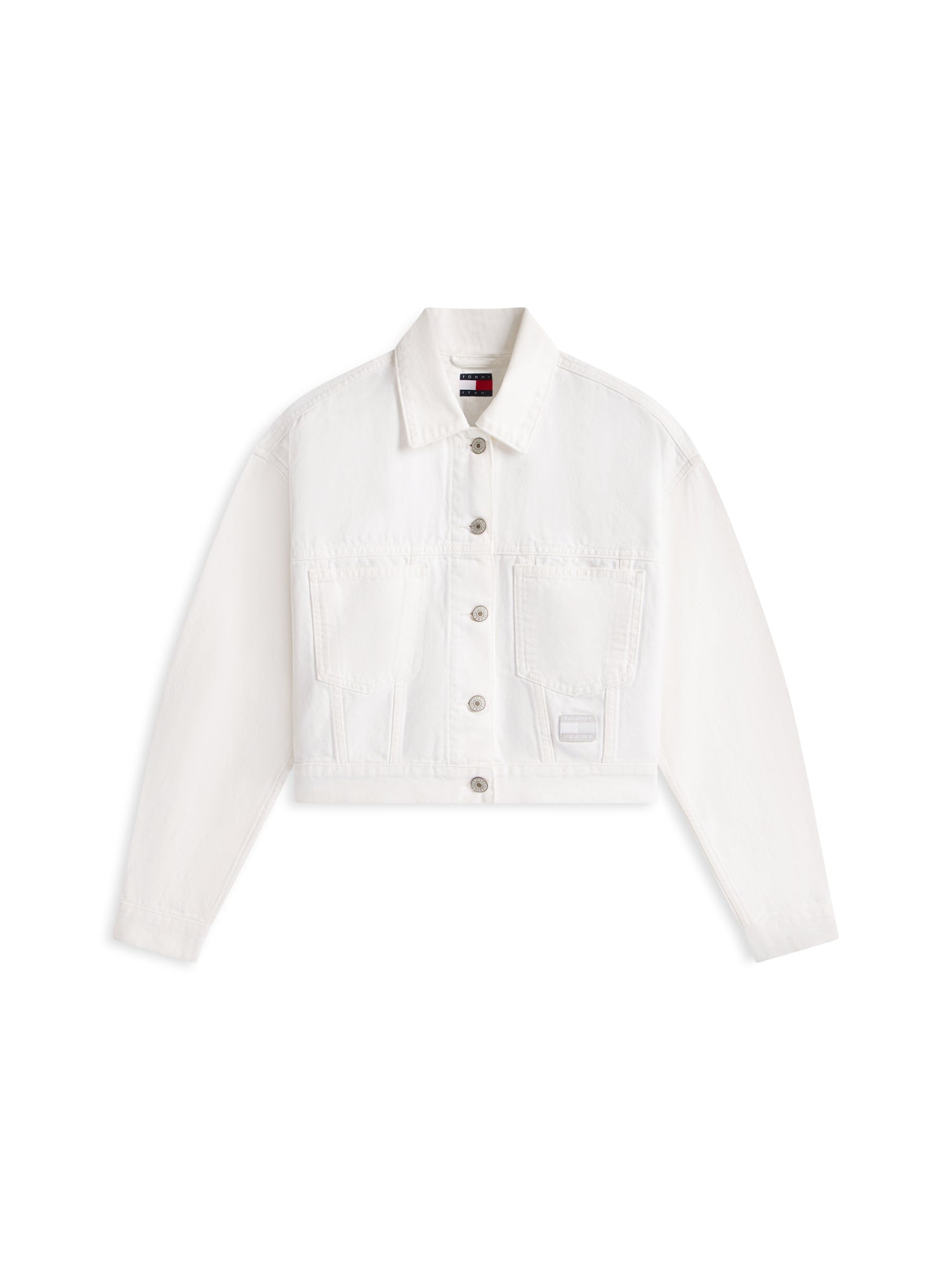 Back Logo Oversized Denim Trucker Jacket
