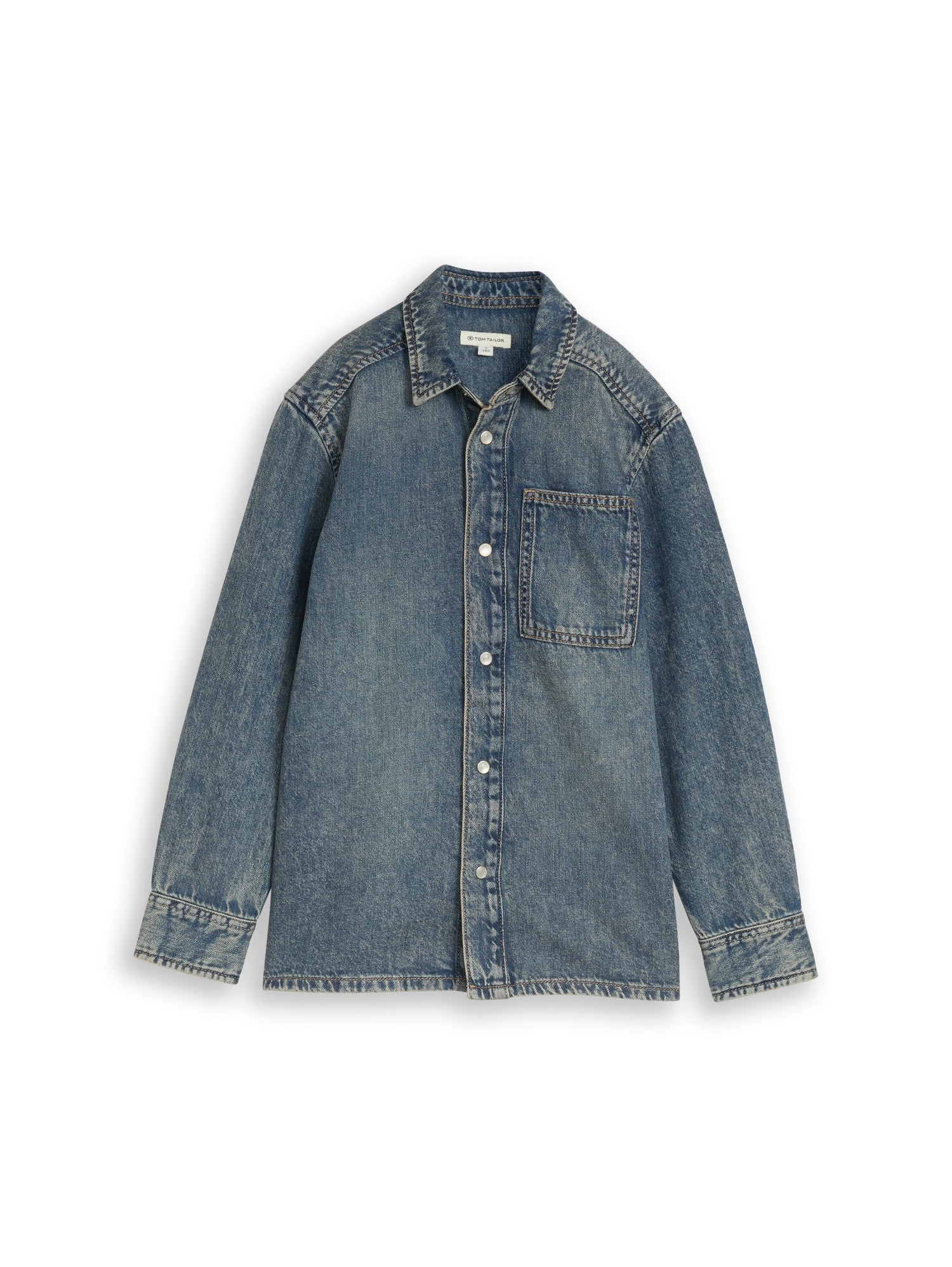 Regular Fit Jeanshemd mit Baumwolle
