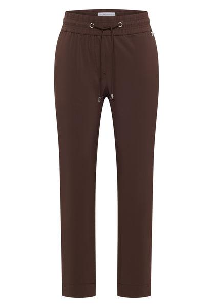 Mid Waist Slim Leg Hose im Casual Fit