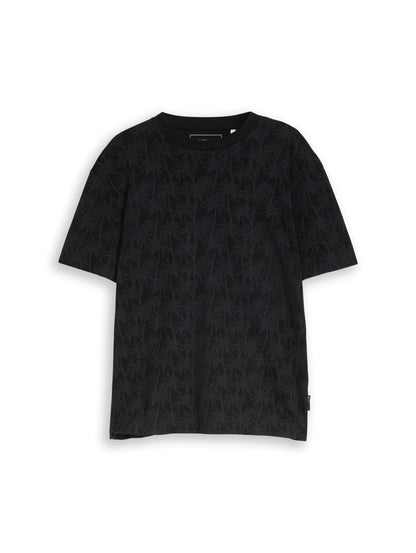 Relaxed Fit T-Shirt mit Palmenprint