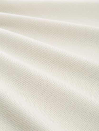 Henley T-Shirt mit Waffelstruktur