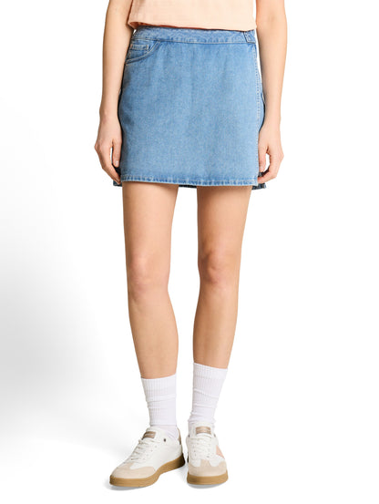 Jeans Skort in Wickel-Optik