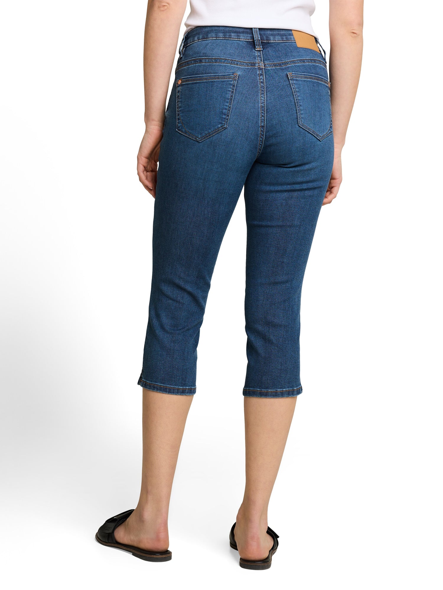 TTLENE SLIM Capri Jeans mit hohem Stretch