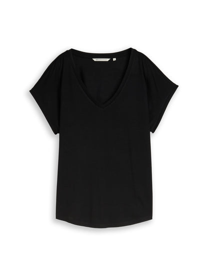 T-Shirt mit V-Ausschnitt