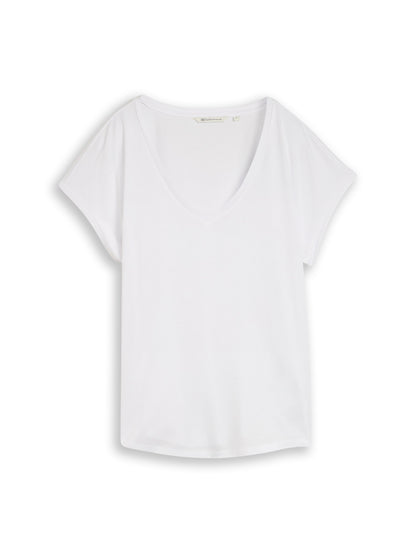 T-Shirt mit V-Ausschnitt