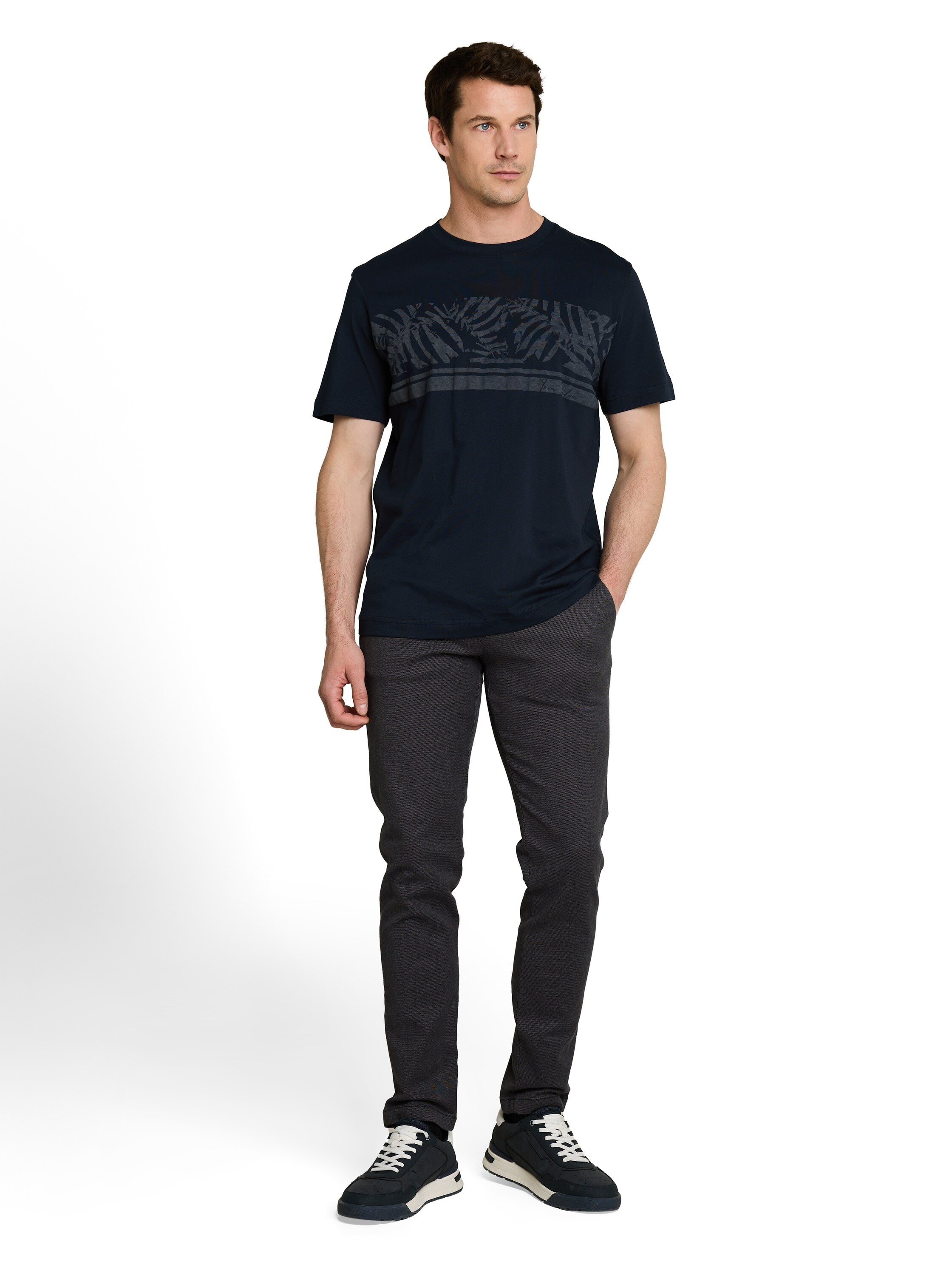 T-Shirt mit Inside-Out Print