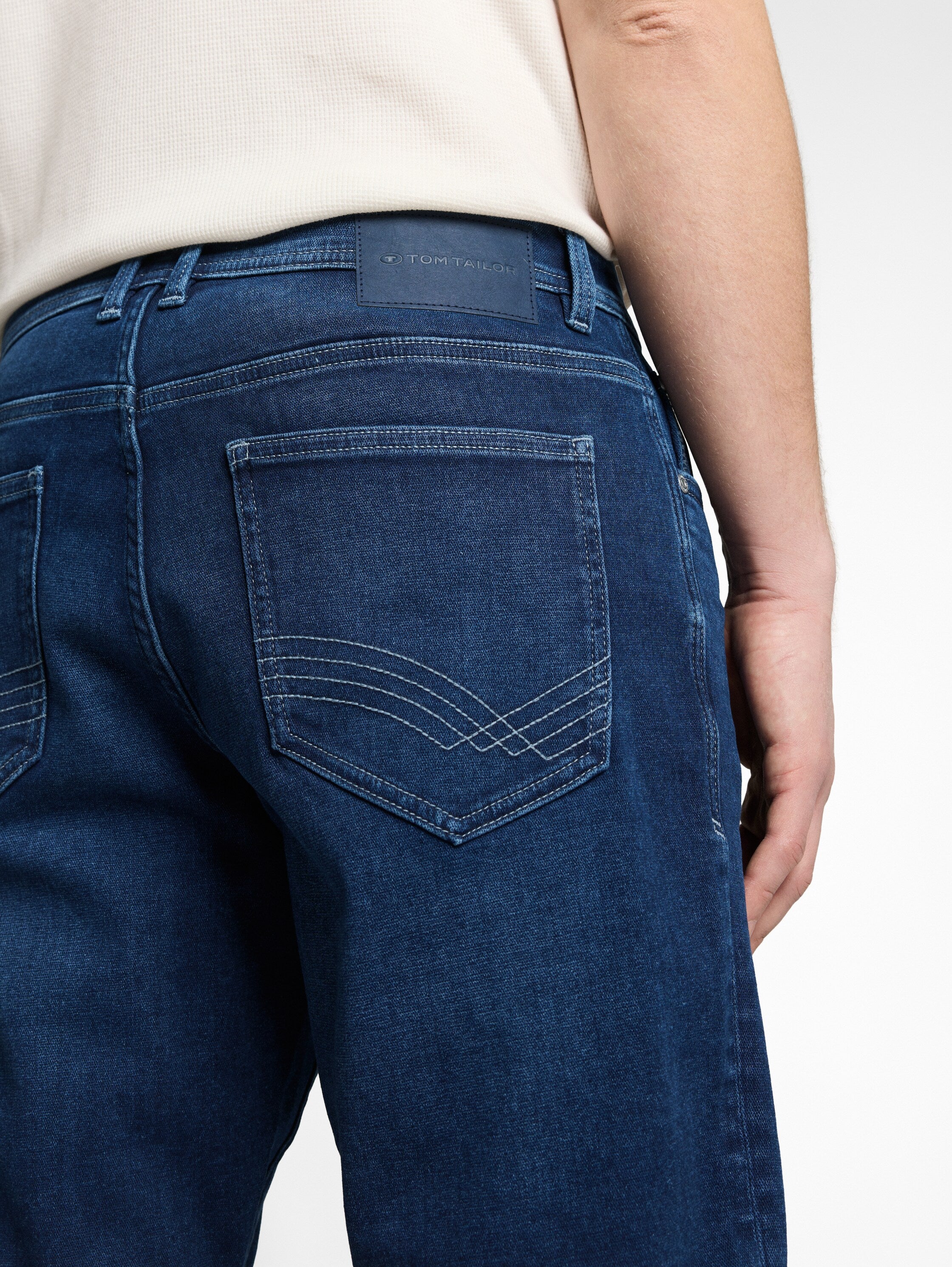 TTJOSH REGULAR SLIM Jeans Shorts mit Superstretch