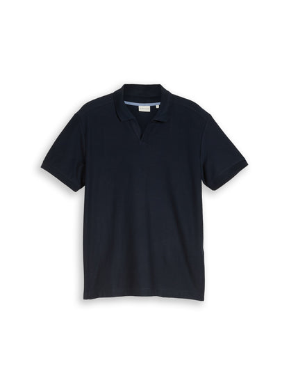 Poloshirt mit Ottoman-Struktur