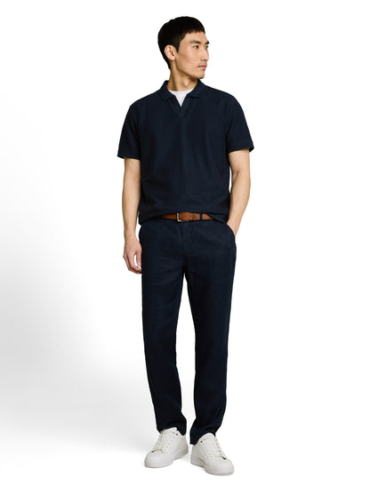 Poloshirt mit Ottoman-Struktur