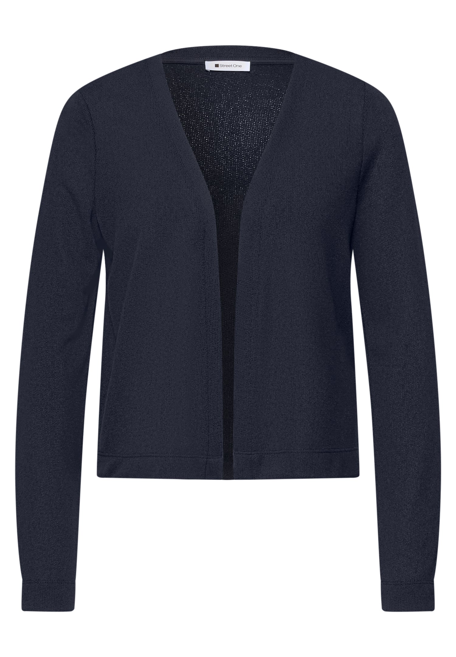 Langarm Jacke in offener Passform