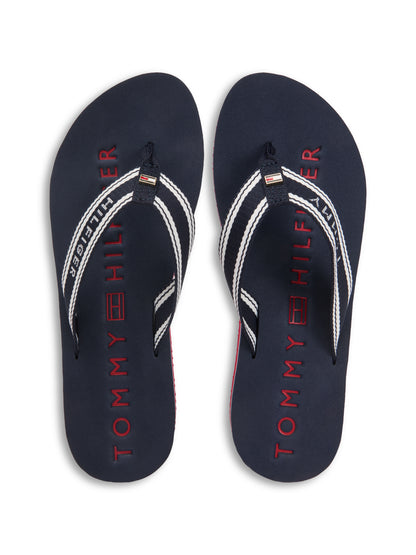Webbing Strap Signature Flip-Flops