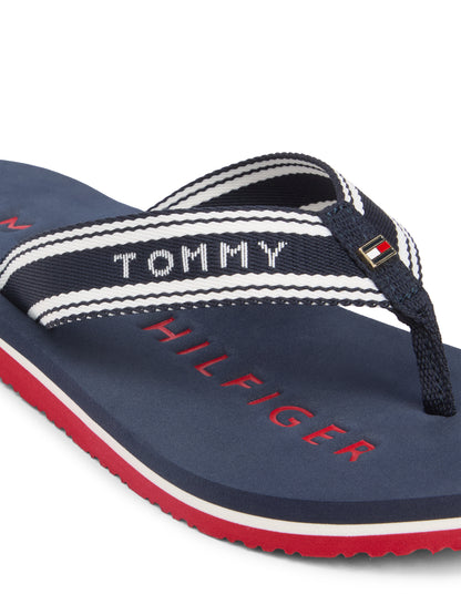 Webbing Strap Signature Flip-Flops