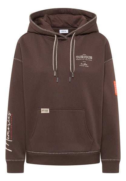 Hoodie mit Deko-Nähten